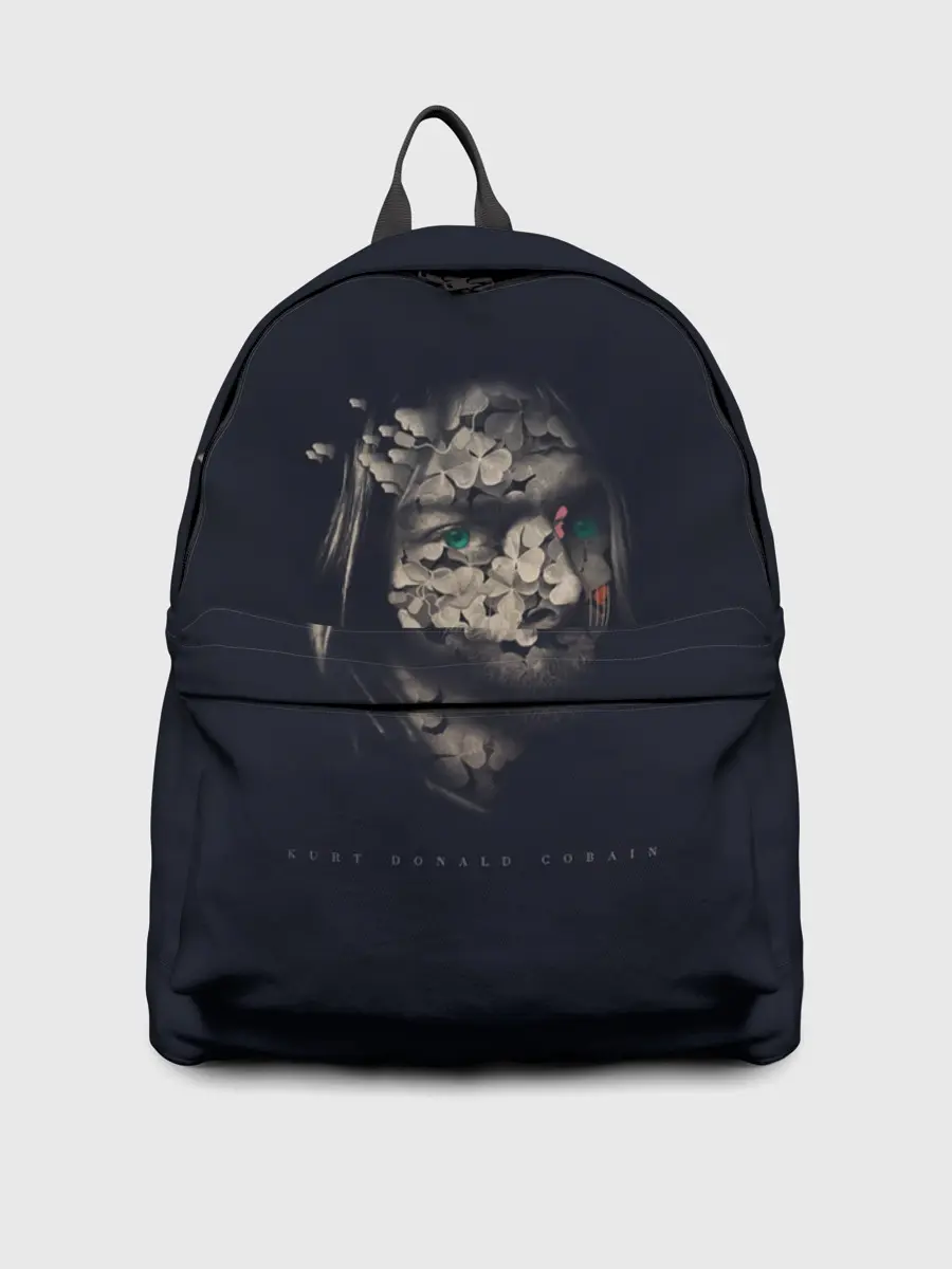 Рюкзак джинсовый / Цветочный Курт