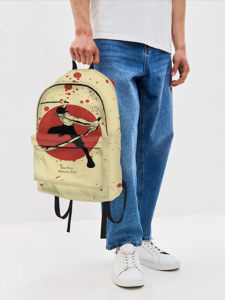 Рюкзак джинсовый / Зоро | One Piece. Большой куш