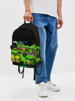 Рюкзак джинсовый / Черепашки Manhatten Project