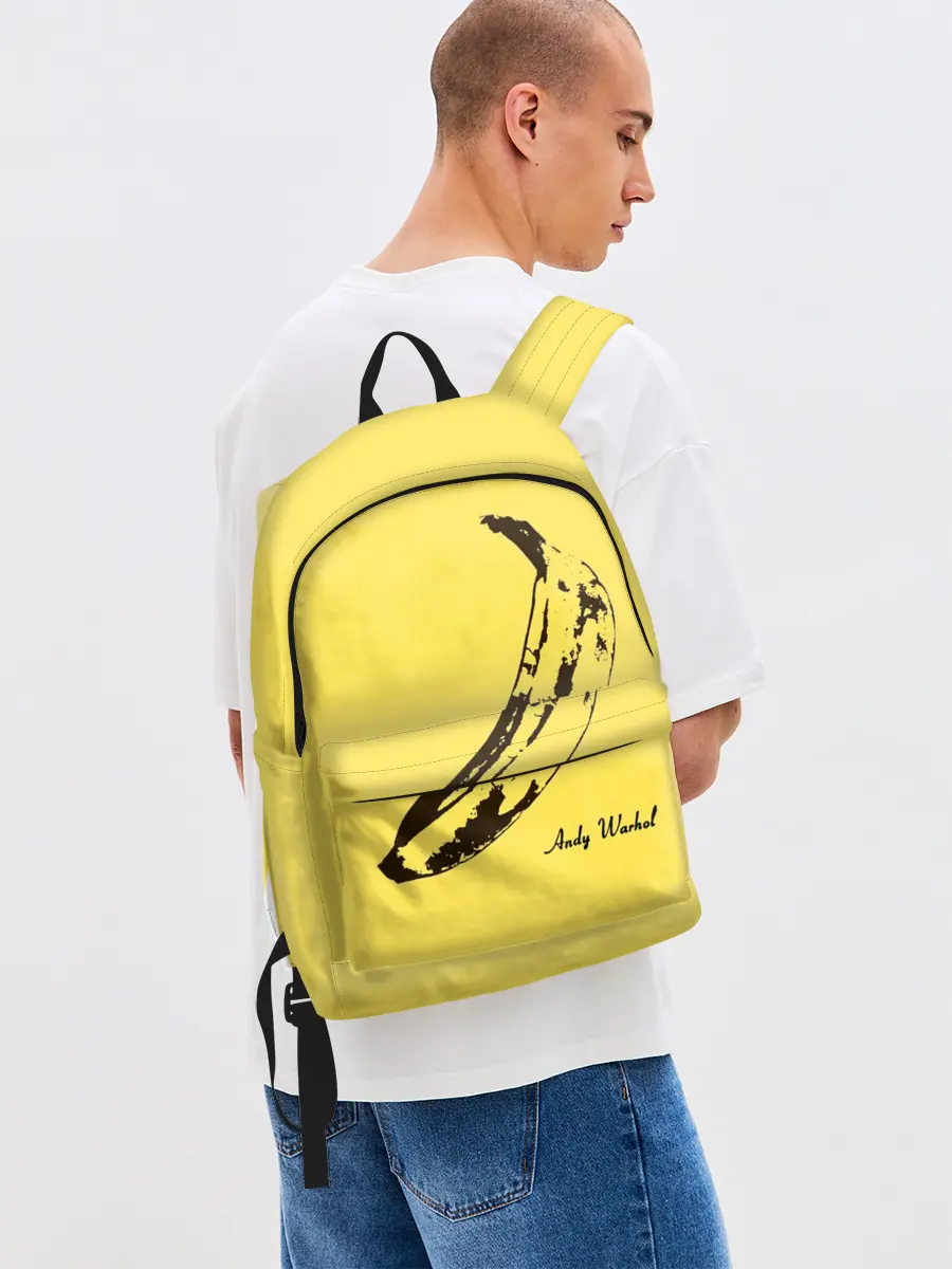 Рюкзак джинсовый / Энди Уорхол - Банан