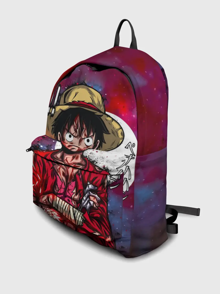 Рюкзак джинсовый / Луффи One Piece. Большой куш