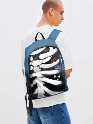 Рюкзак джинсовый / SANS AND FRISK