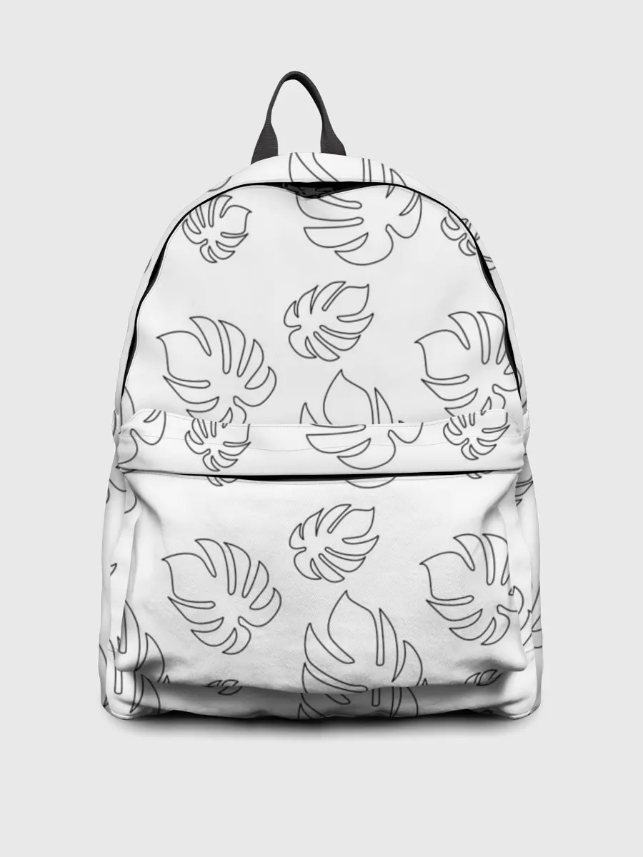 Рюкзак джинсовый / Листья