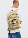 Рюкзак джинсовый / Манки Д. Луффи в розыске One Piece