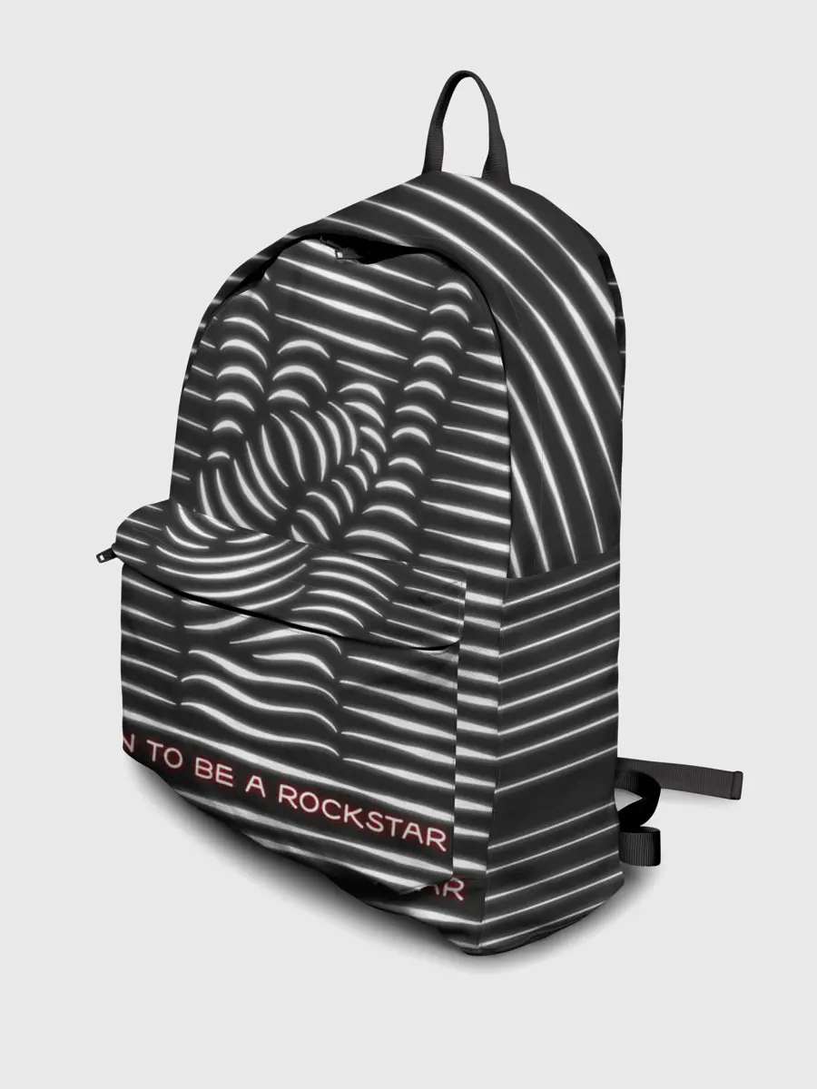 Рюкзак джинсовый / Рождён быть Рок-Звездой