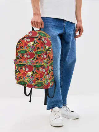 Рюкзак джинсовый / Казино