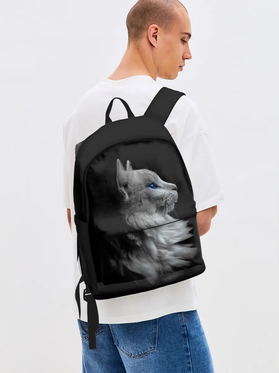 Рюкзак джинсовый / Голубоглазый гот