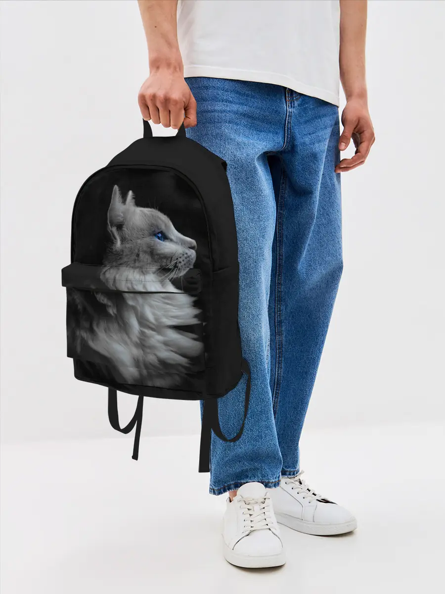 Рюкзак джинсовый / Голубоглазый гот