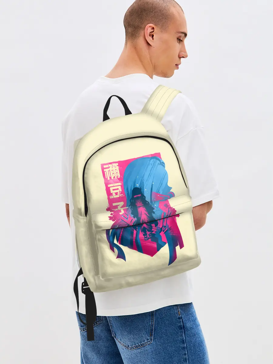 Рюкзак джинсовый / Nezuko Neon