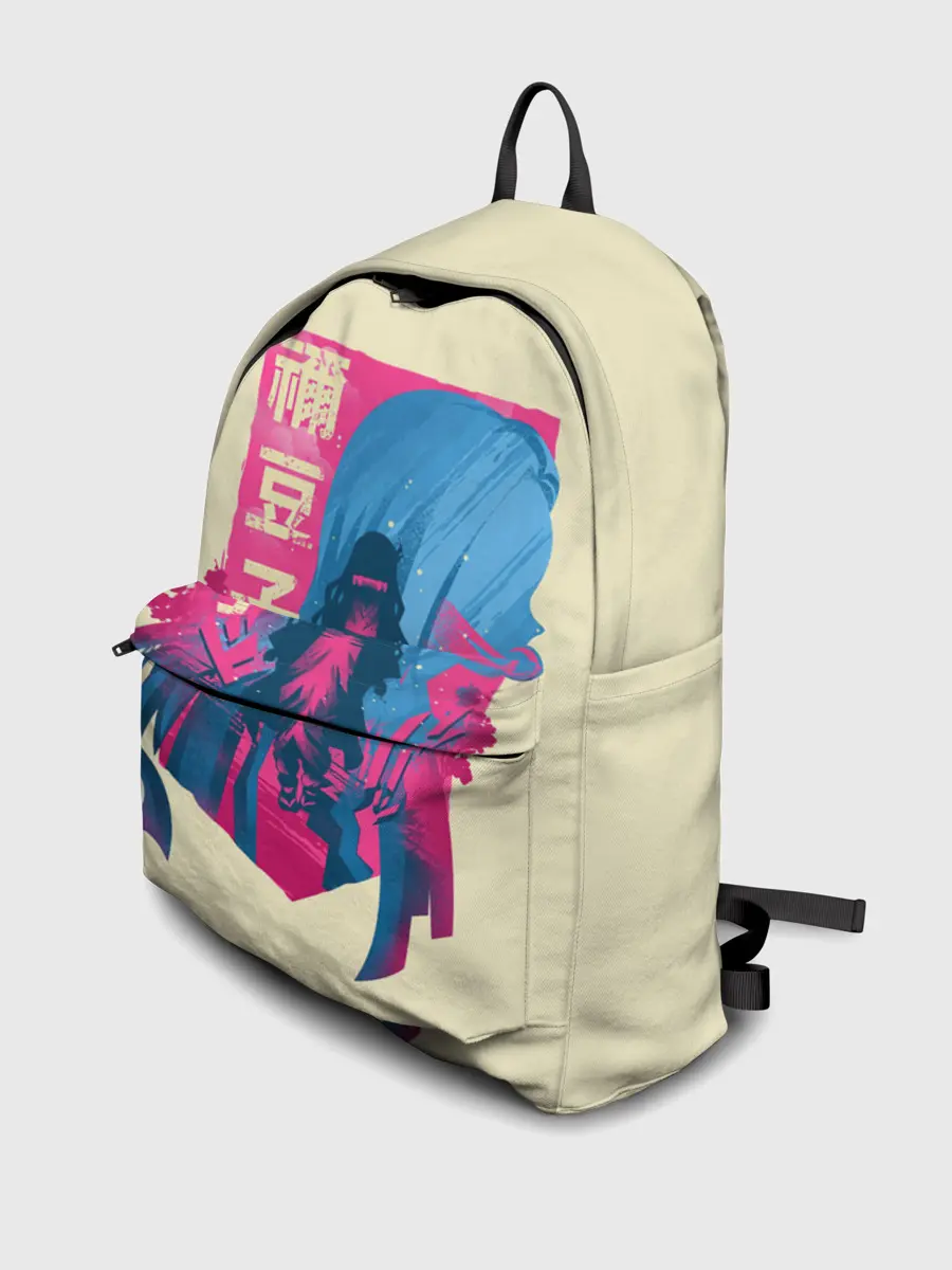 Рюкзак джинсовый / Nezuko Neon