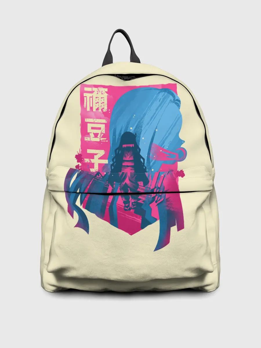 Рюкзак джинсовый / Nezuko Neon