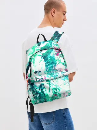 Рюкзак джинсовый / Берюза Морской