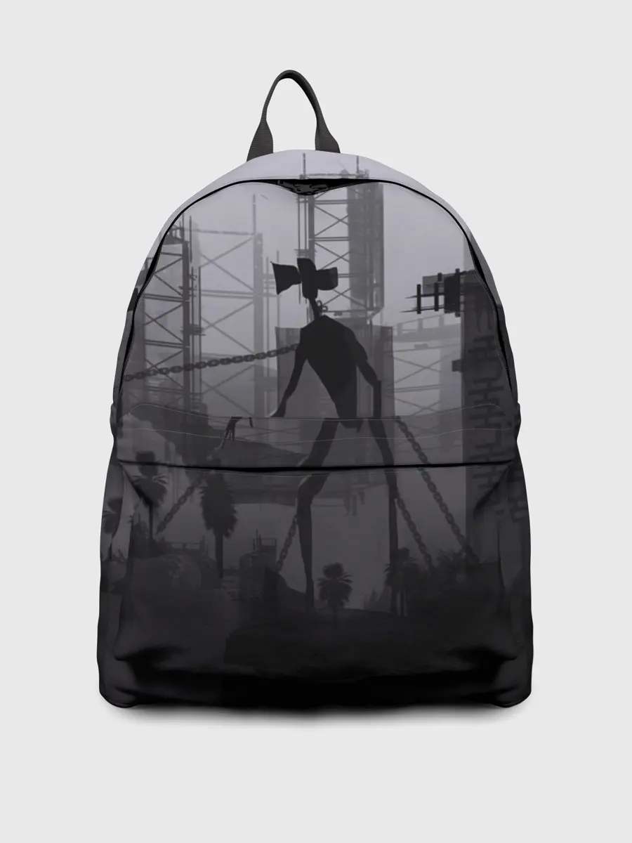 Рюкзак джинсовый / СИРЕНОГОЛОВЫЙ В ЦЕПЯХ