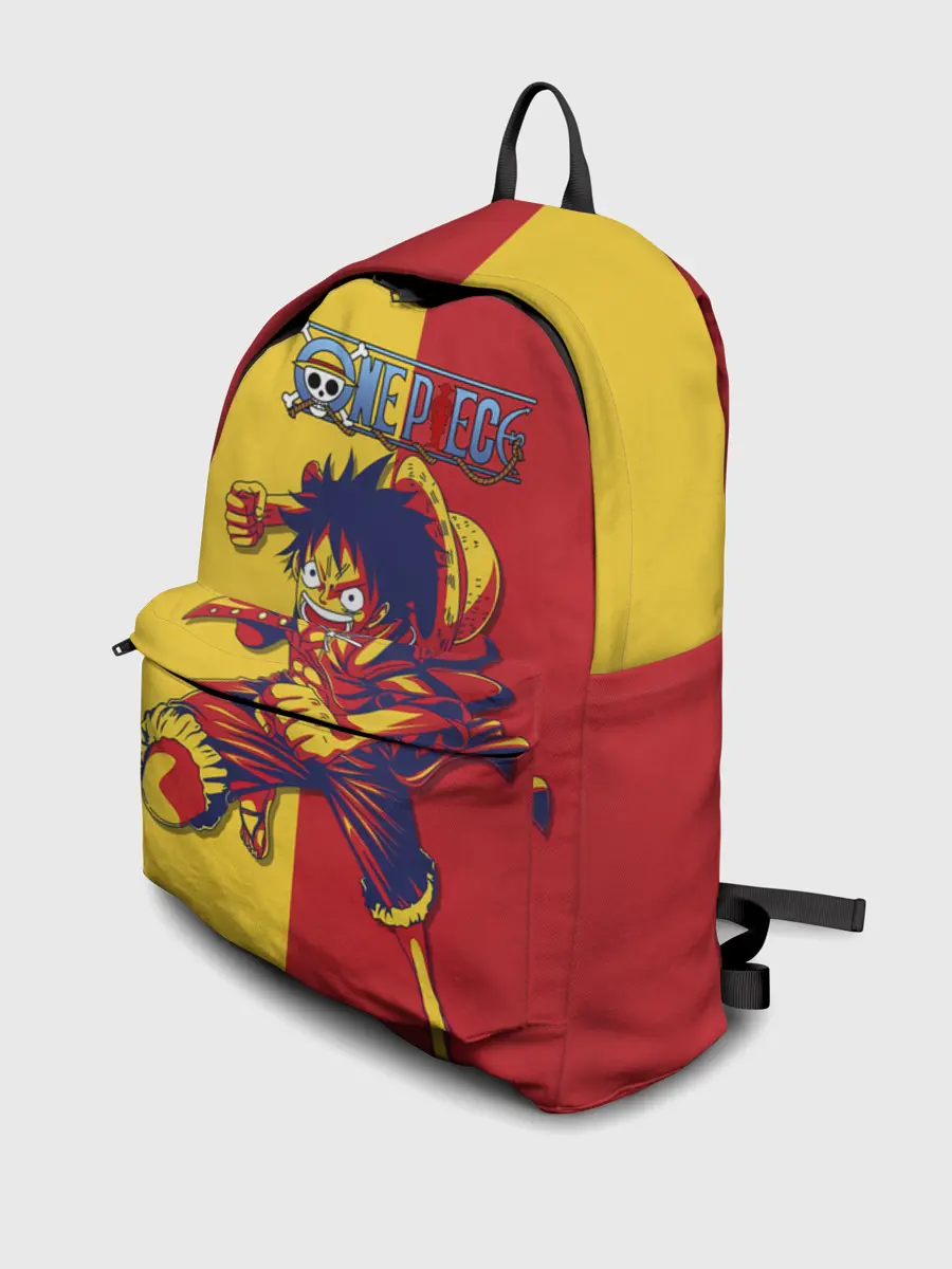 Рюкзак джинсовый / Удар Луффи | One Piece