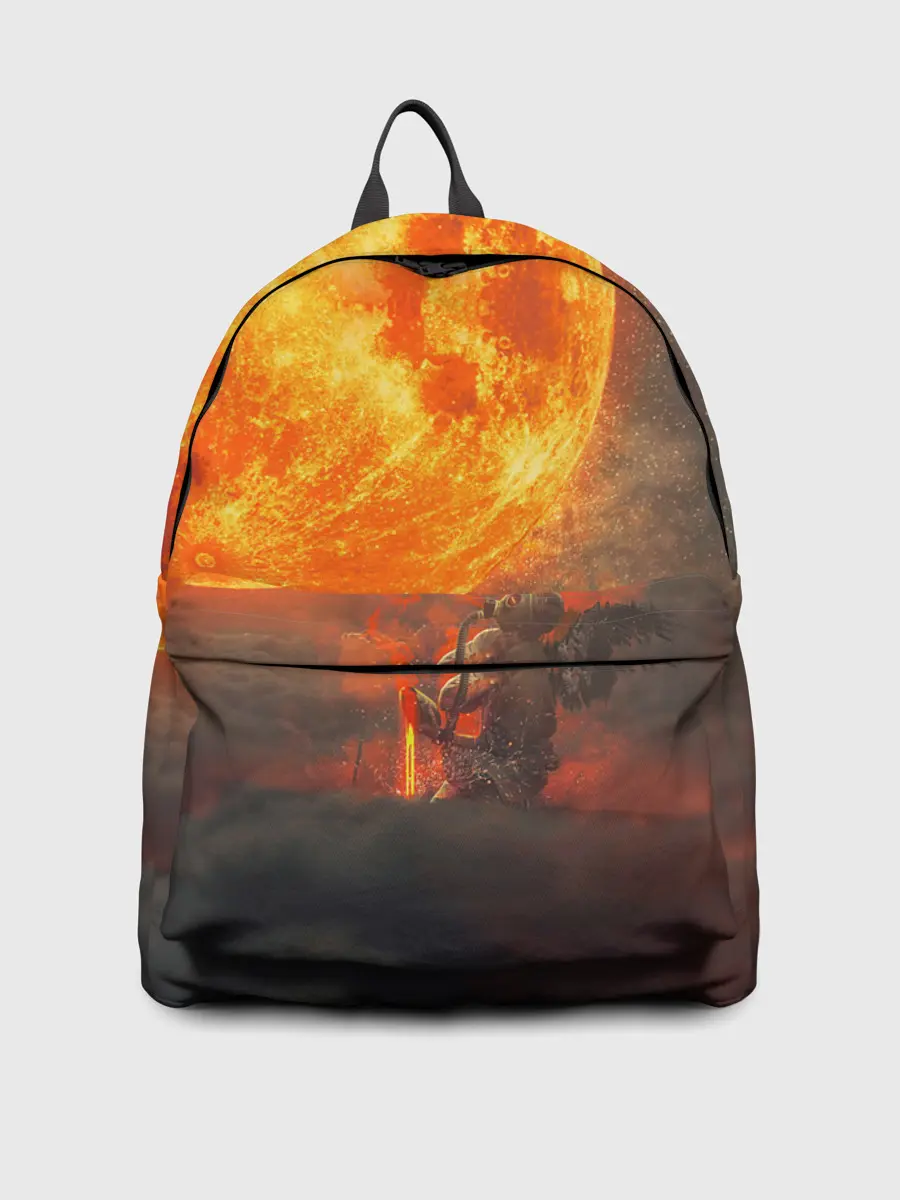 Рюкзак джинсовый / РАДИАЦИОННОЕ СОЛНЦЕ