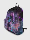 Рюкзак джинсовый / CYBERPUNK 2077 NEON | КИБЕРПАНК НЕОН