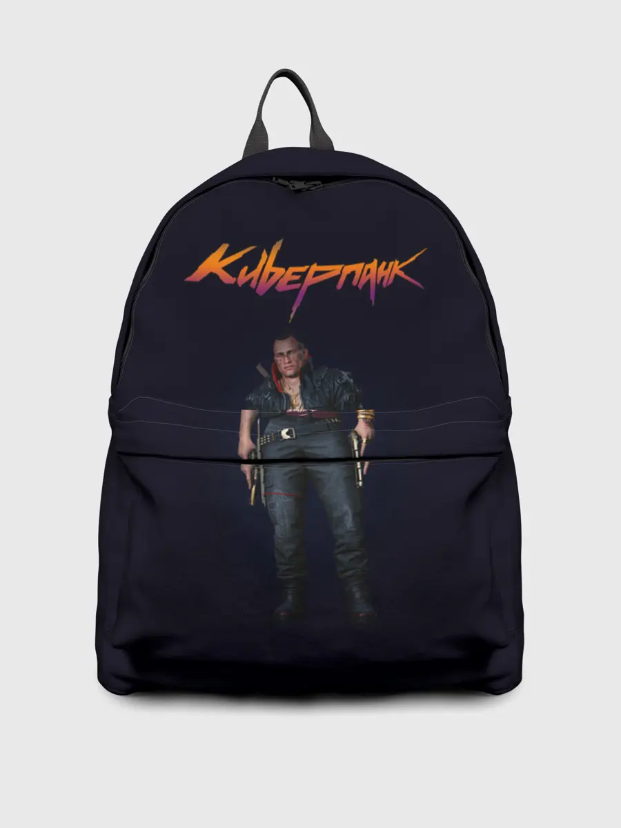 Рюкзак джинсовый / CYBERPUNK 2077 | КИБЕРПАНК