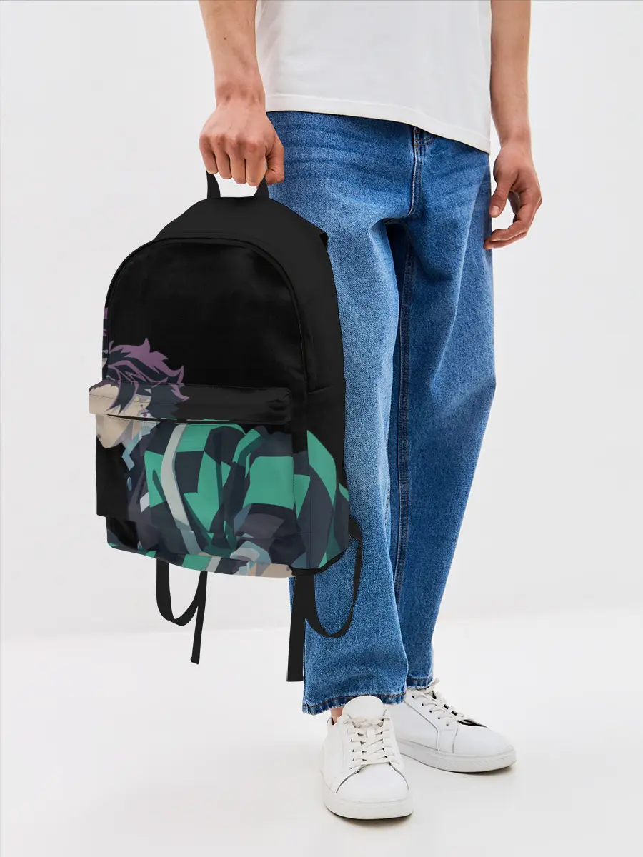 Рюкзак джинсовый / Tanjirou Kamado