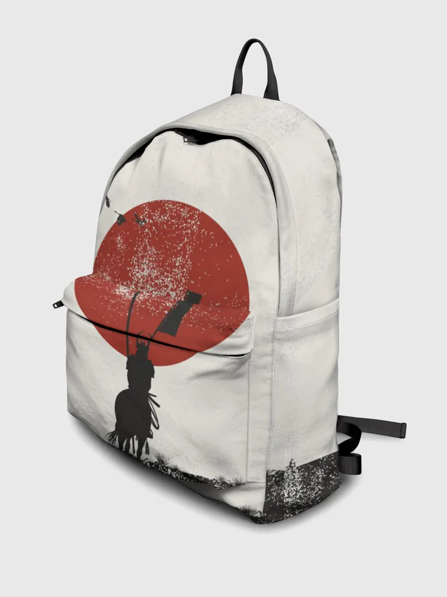 Рюкзак джинсовый / Самурай на коне