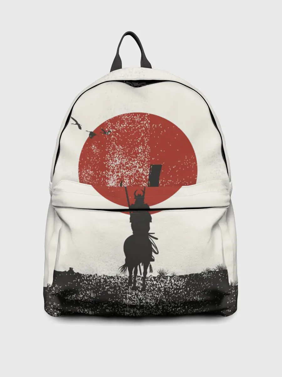 Рюкзак джинсовый / Самурай на коне