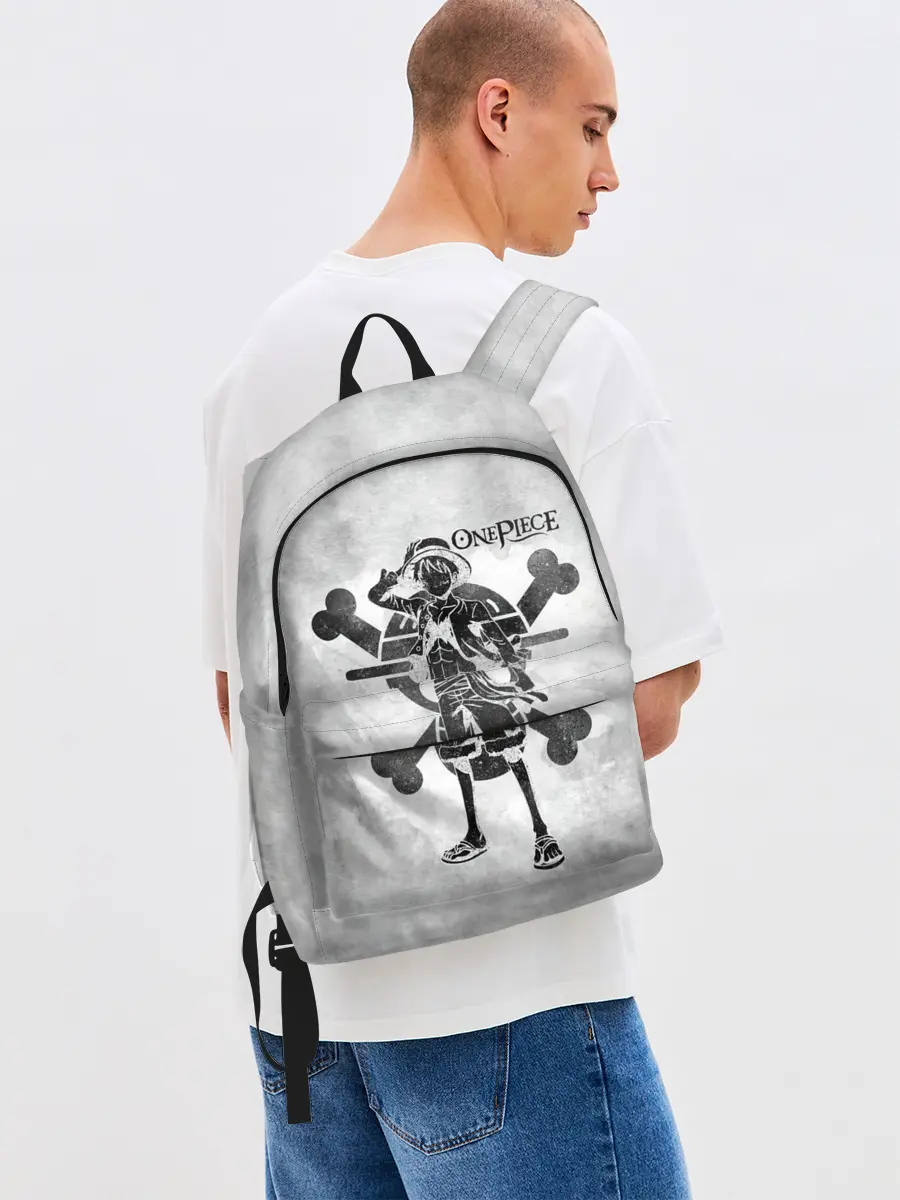 Рюкзак джинсовый / Манки Д. Луффи пират Соломенной Шляпы