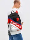 Рюкзак джинсовый / SUZUKI / СУЗУКИ / МОТОСПОРТ