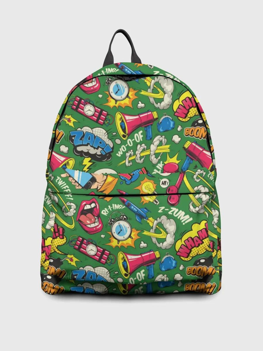 Рюкзак джинсовый / Поп-арт