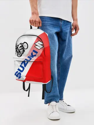 Рюкзак джинсовый / SUZUKI / СУЗУКИ / RACING