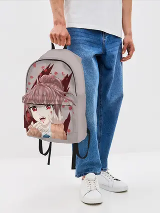 Рюкзак джинсовый / Аниме-вампир