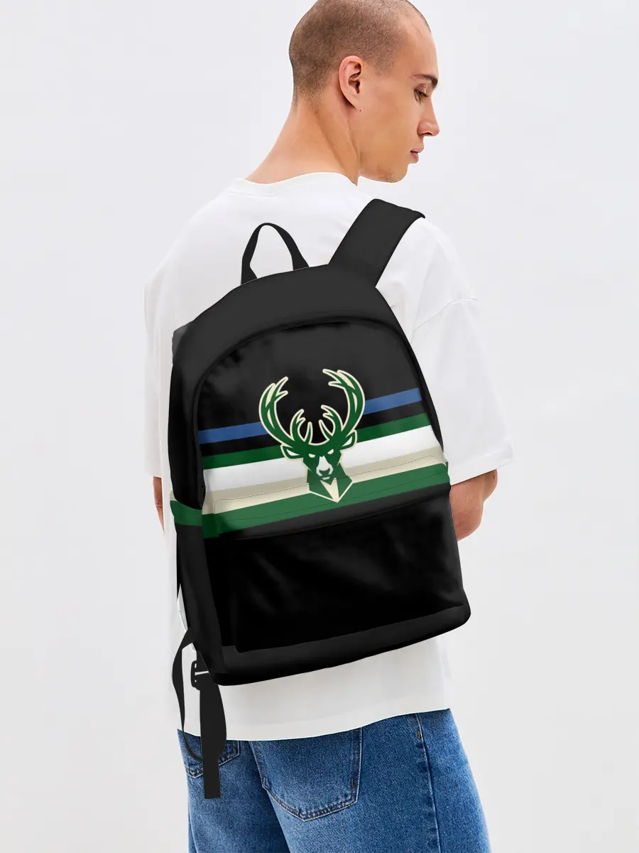 Рюкзак джинсовый / Milwaukee Bucks форма. Statement Edition