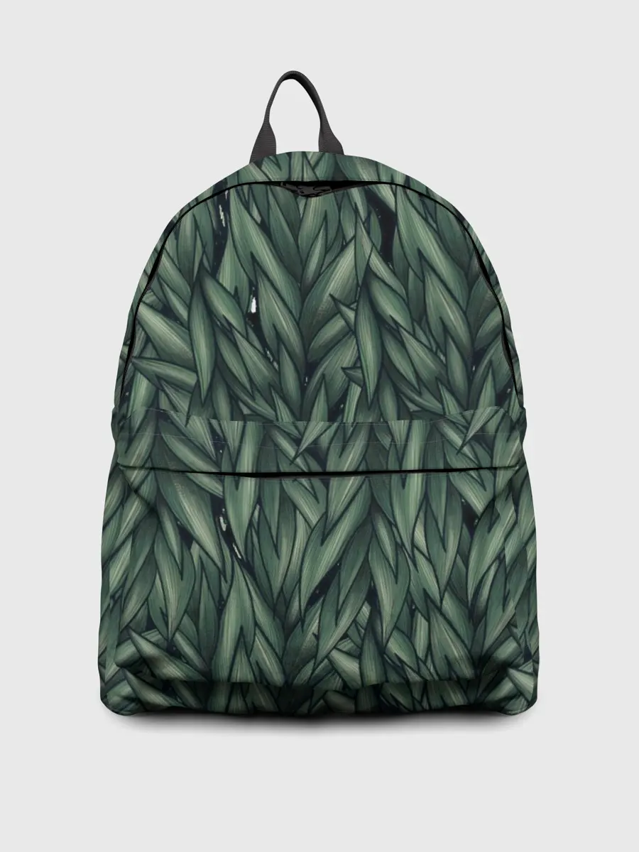 Рюкзак джинсовый / Листья