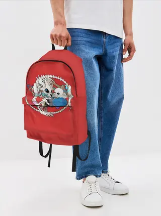 Рюкзак джинсовый / Снас и дракон