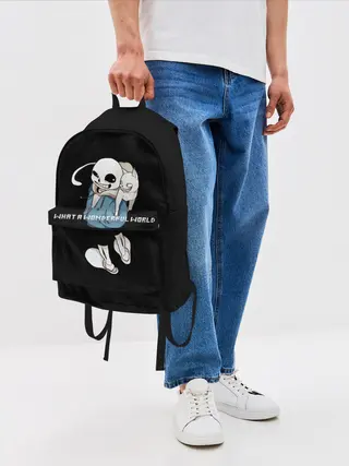 Рюкзак джинсовый / Что за удивительный мир