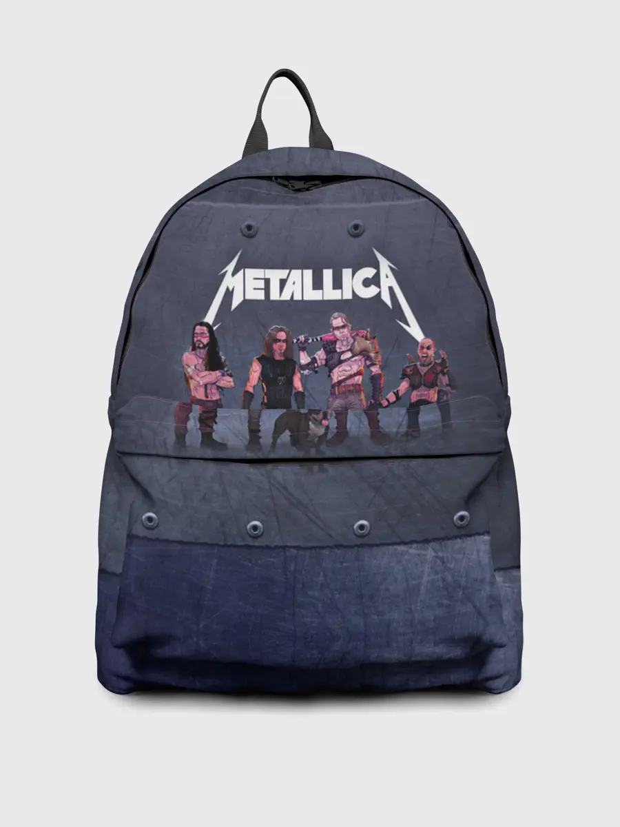 Рюкзак джинсовый / METALLICA | ГРУППА МЕТАЛЛИКА