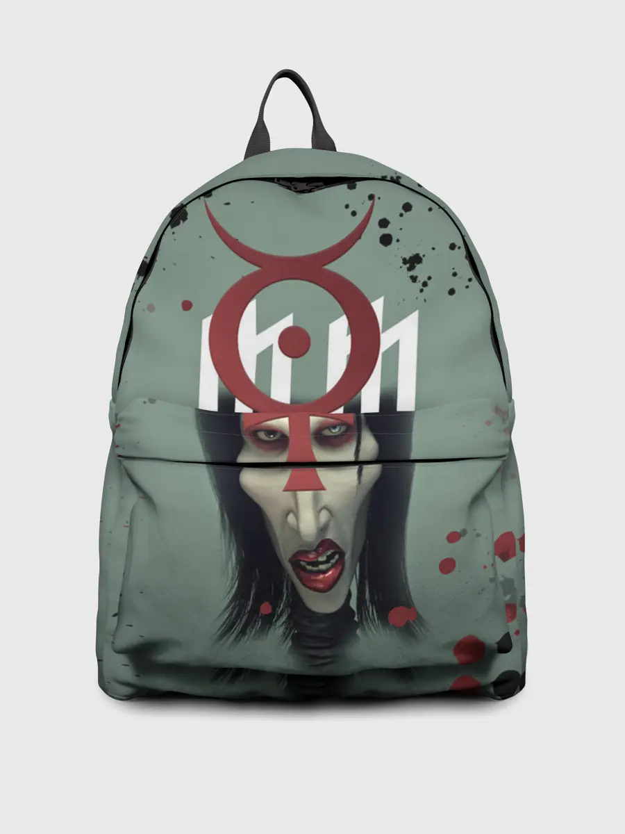 Рюкзак джинсовый / Marilyn Manson | Мерилин Мэнсон