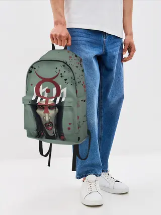 Рюкзак джинсовый / Marilyn Manson | Мерилин Мэнсон