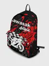 Рюкзак джинсовый / KAWASAKI NINJA / КАВАСАКИ