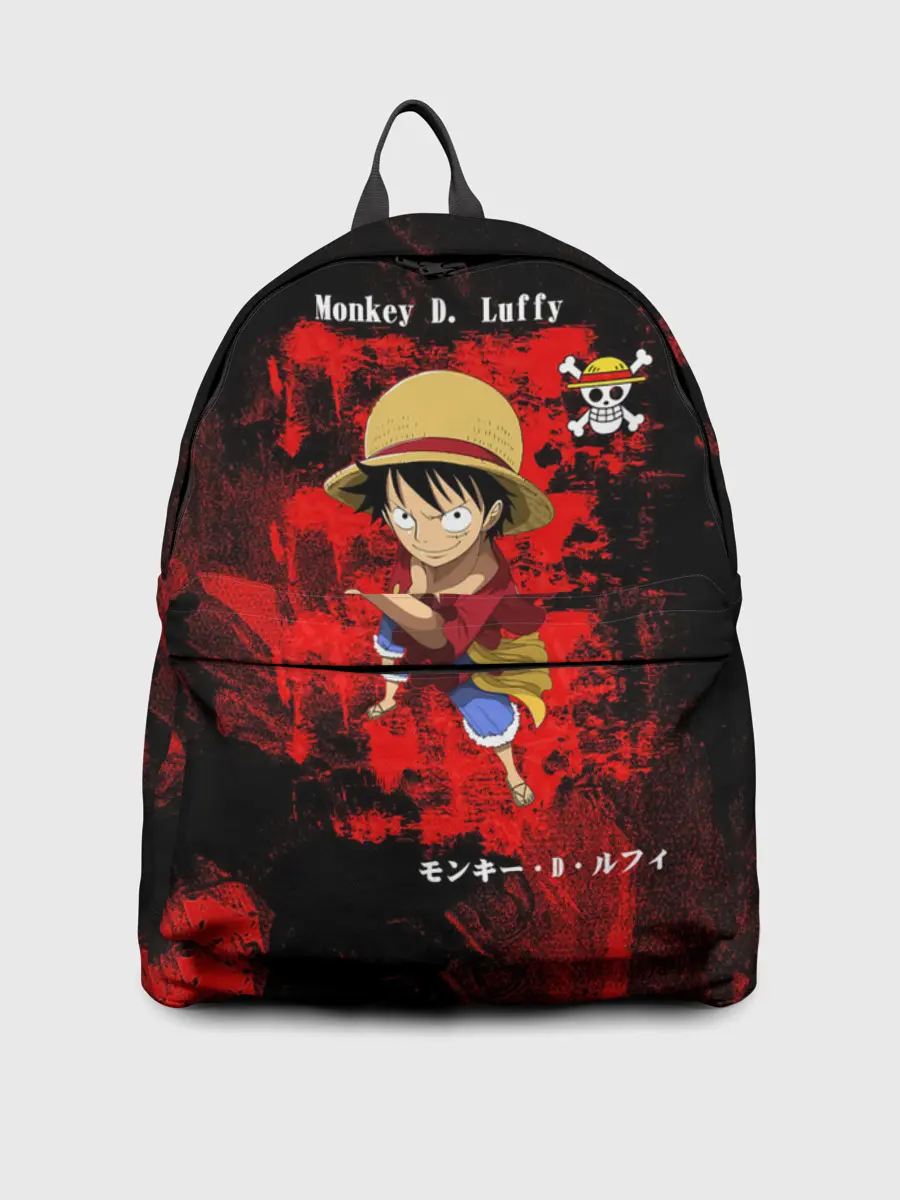 Рюкзак джинсовый / Манки Д. Луффи пират Соломенной Шляпы