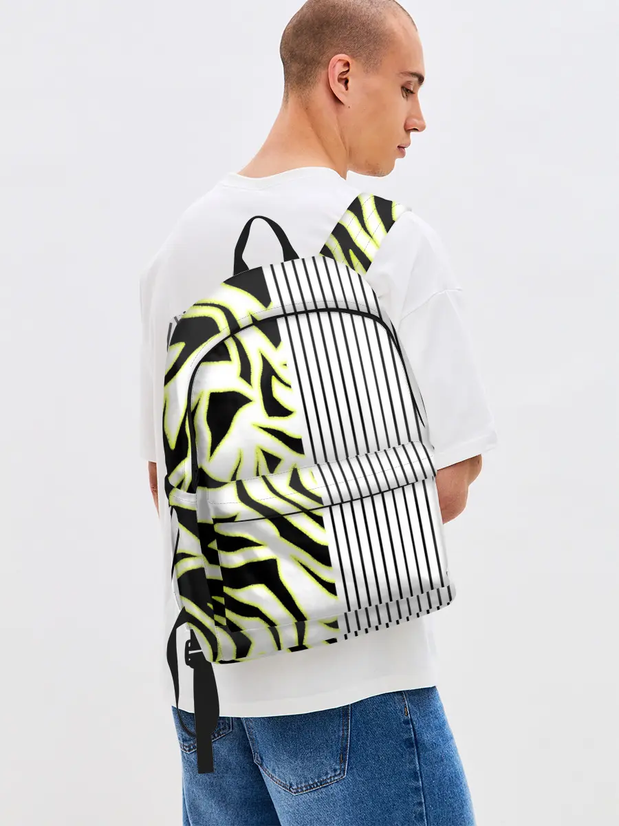 Рюкзак джинсовый / Зебра