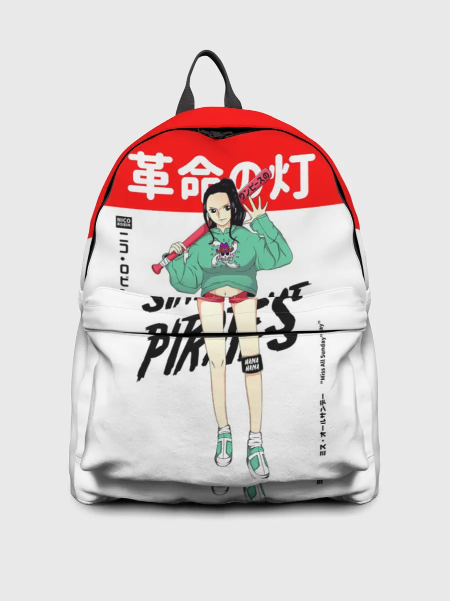 Рюкзак джинсовый / Нико Робин | One Piece. Большой куш