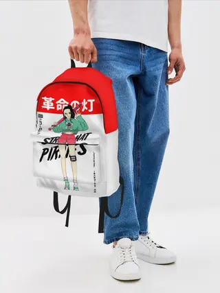 Рюкзак джинсовый / Нико Робин | One Piece. Большой куш