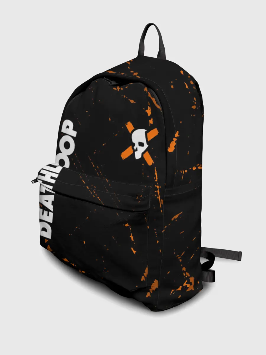 Рюкзак джинсовый / Deathloop - Skull - Grunge