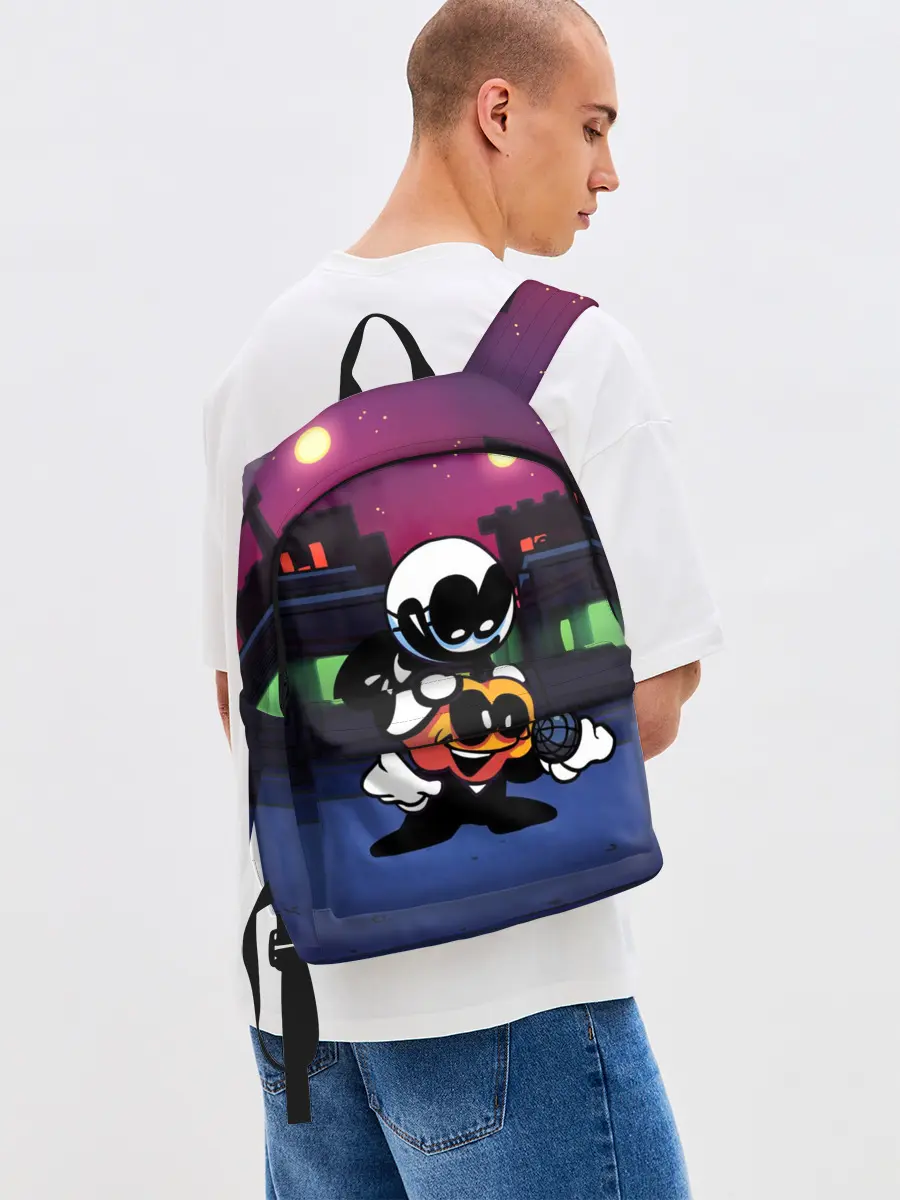 Рюкзак джинсовый / FNF Скид и Памп