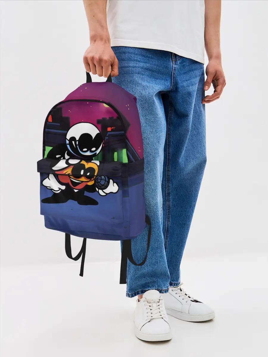 Рюкзак джинсовый / FNF Скид и Памп