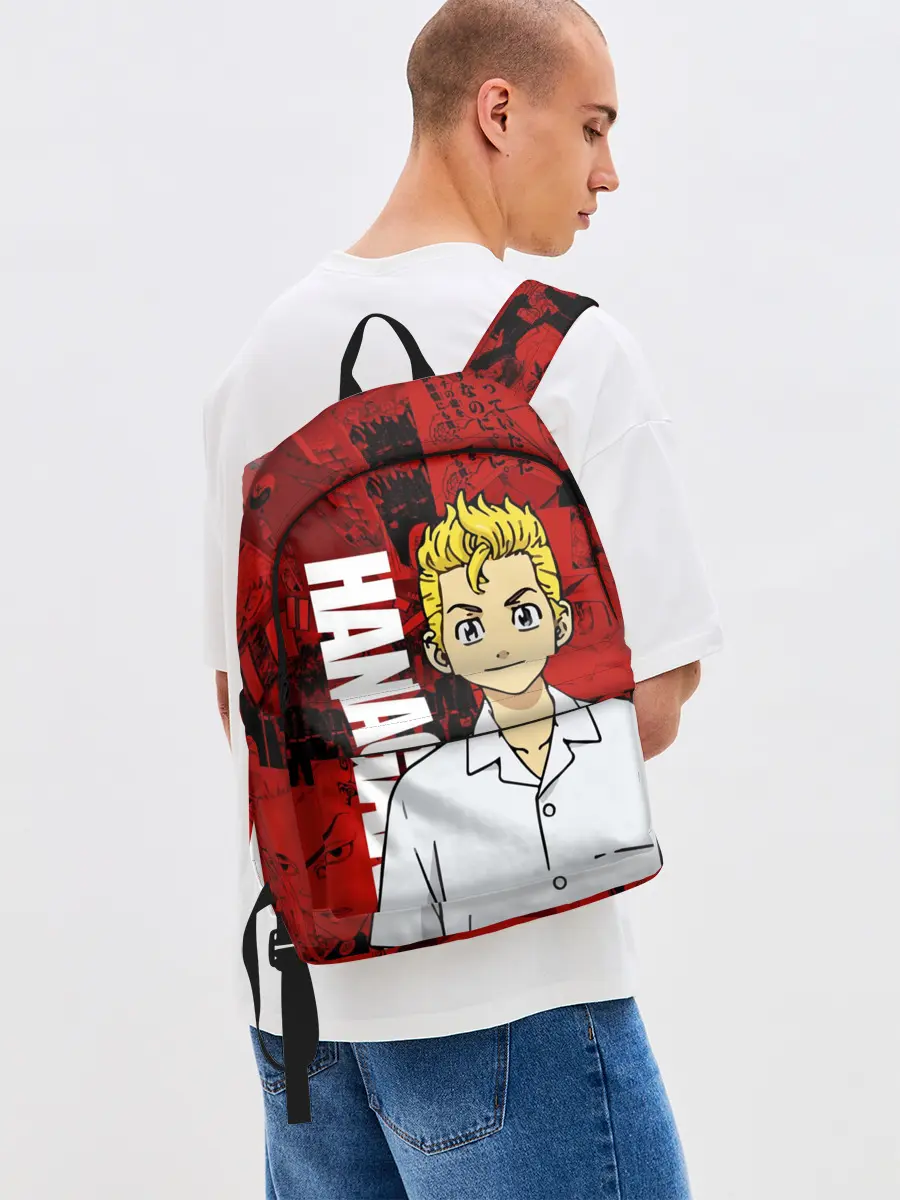 Рюкзак джинсовый / Такемичи Ханагаки