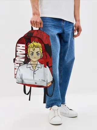 Рюкзак джинсовый / Такемичи Ханагаки
