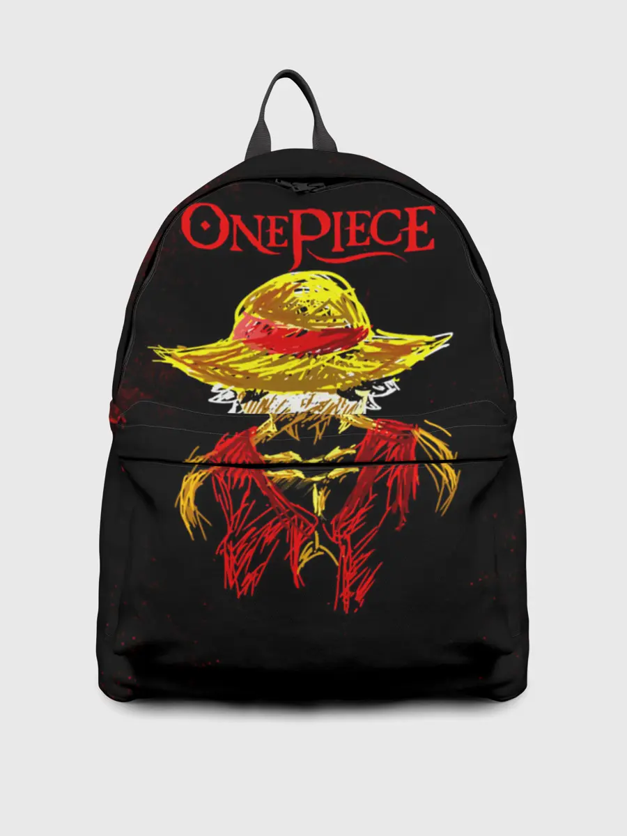 Рюкзак джинсовый / One Piece. Большой куш Луффи
