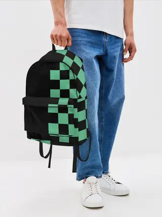 Рюкзак джинсовый / КОСТЮМ TANJIRO KAMADO | ТАНДЖИРО