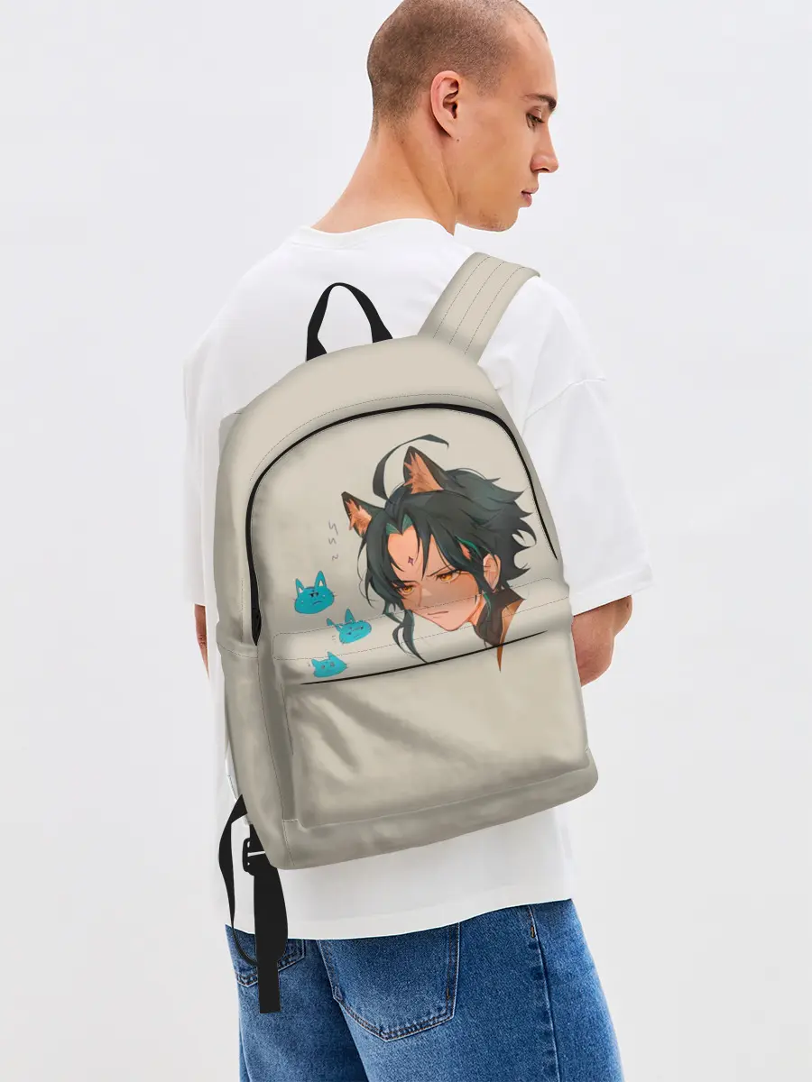 Рюкзак джинсовый / Сяо из Genshin Impact