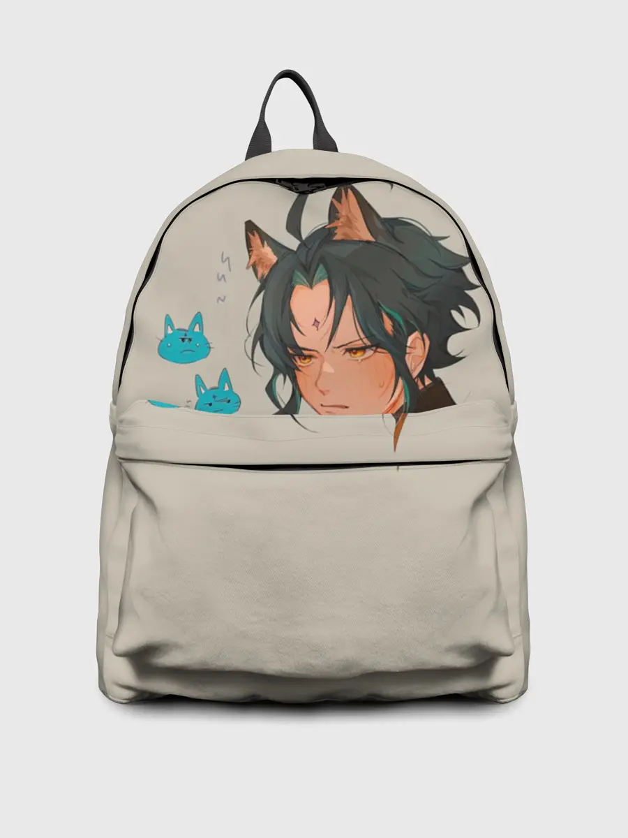 Рюкзак джинсовый / Сяо из Genshin Impact